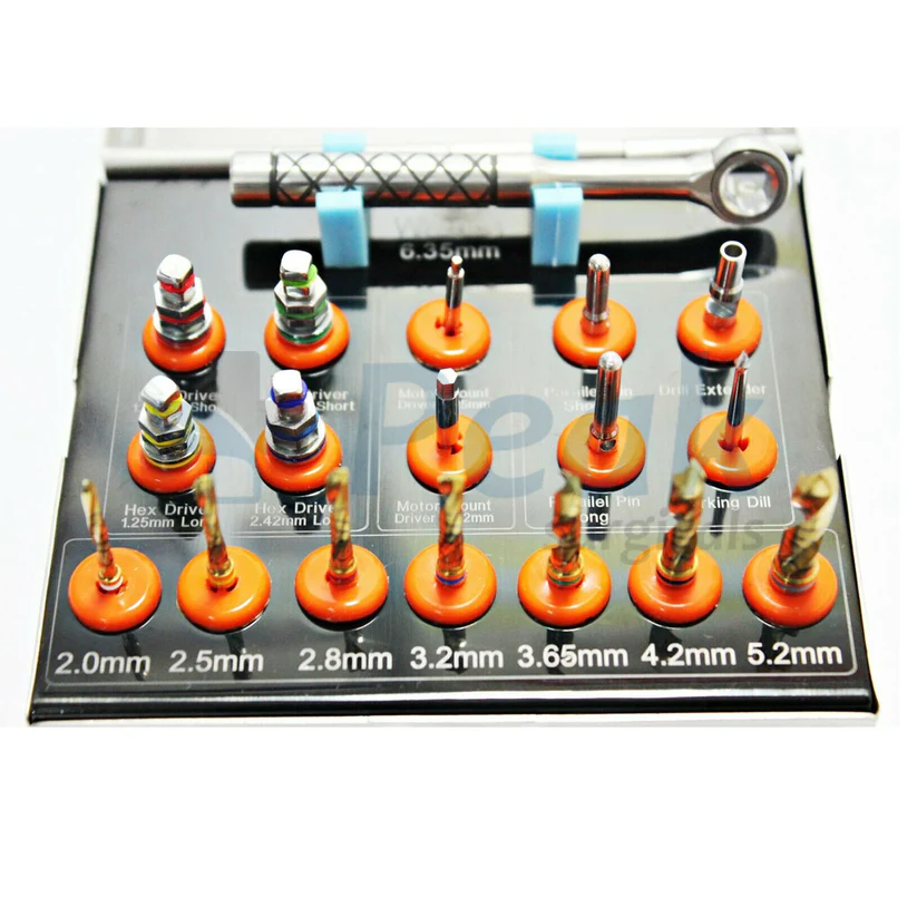 dental basic tools ratchet hex drivers parallel pins kit dental basic tools ratchet hex drivers parallel pins kit