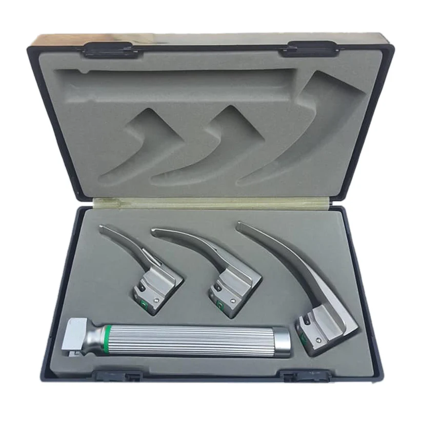 fiber optic macintosh laryngoscope set 4 blades fiber optic macintosh laryngoscope set 4 blades
