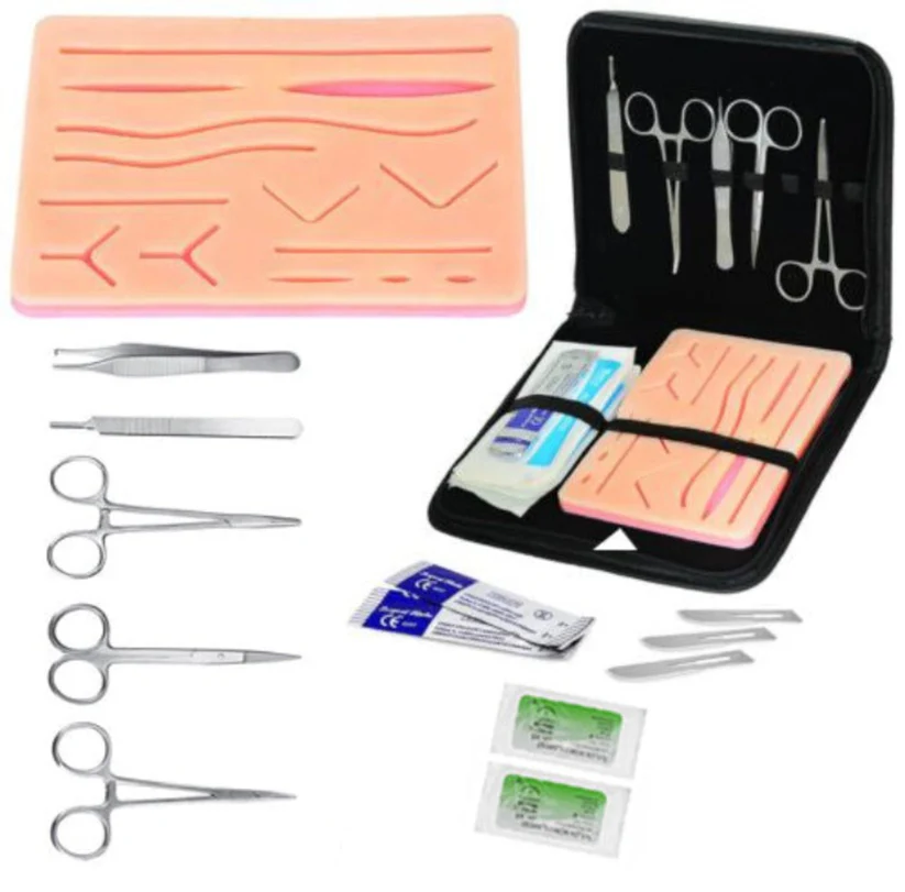 suture practice kit medical student dental veterinarian surgical training tools suture practice kit medical student dental veterinarian surgical training tools